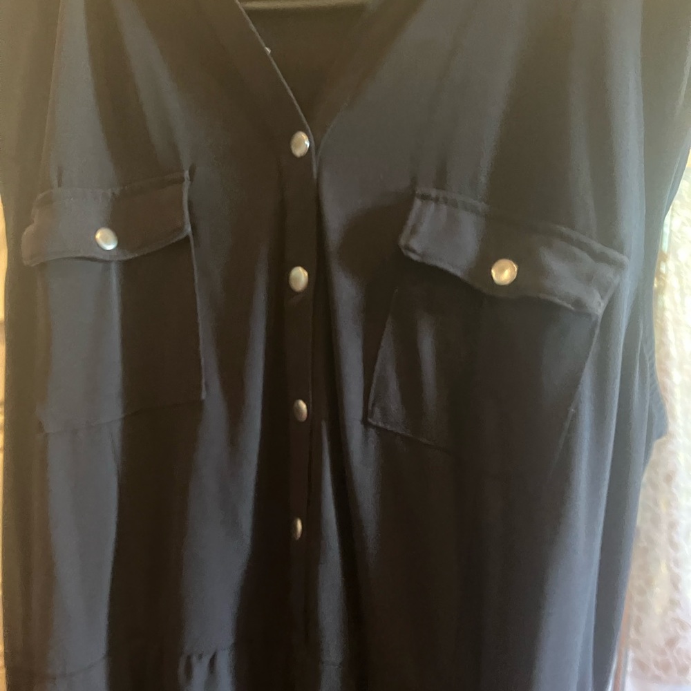 New York & Company Black Jumpsuit